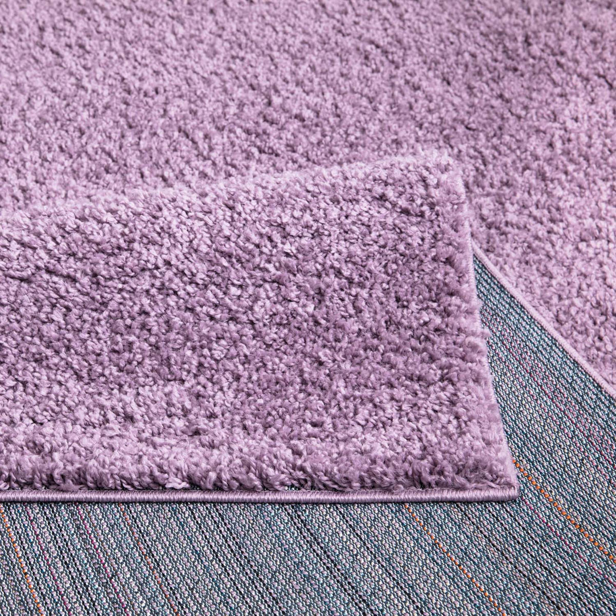 HOCHFLOR-TEPPICH City Shaggy 500 Lila 80x300 cm - Lila, Textil (80/300cm) - carpet city