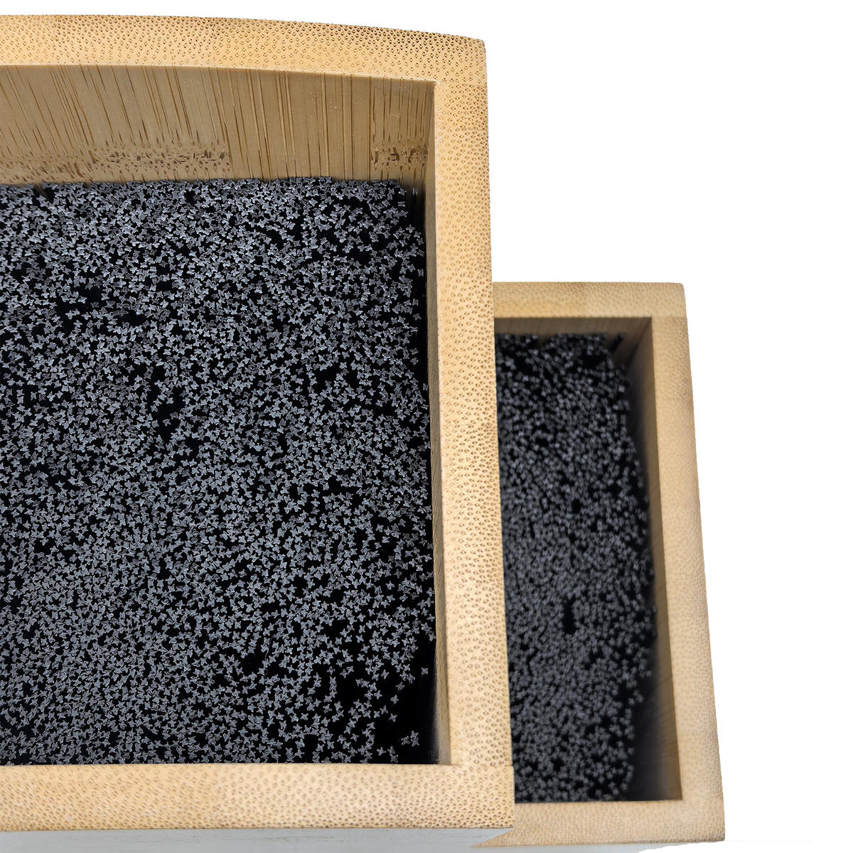 MESSERBLOCK - Hellbraun, Holz/Kunststoff (11.5/25.5/18cm) - Relaxdays