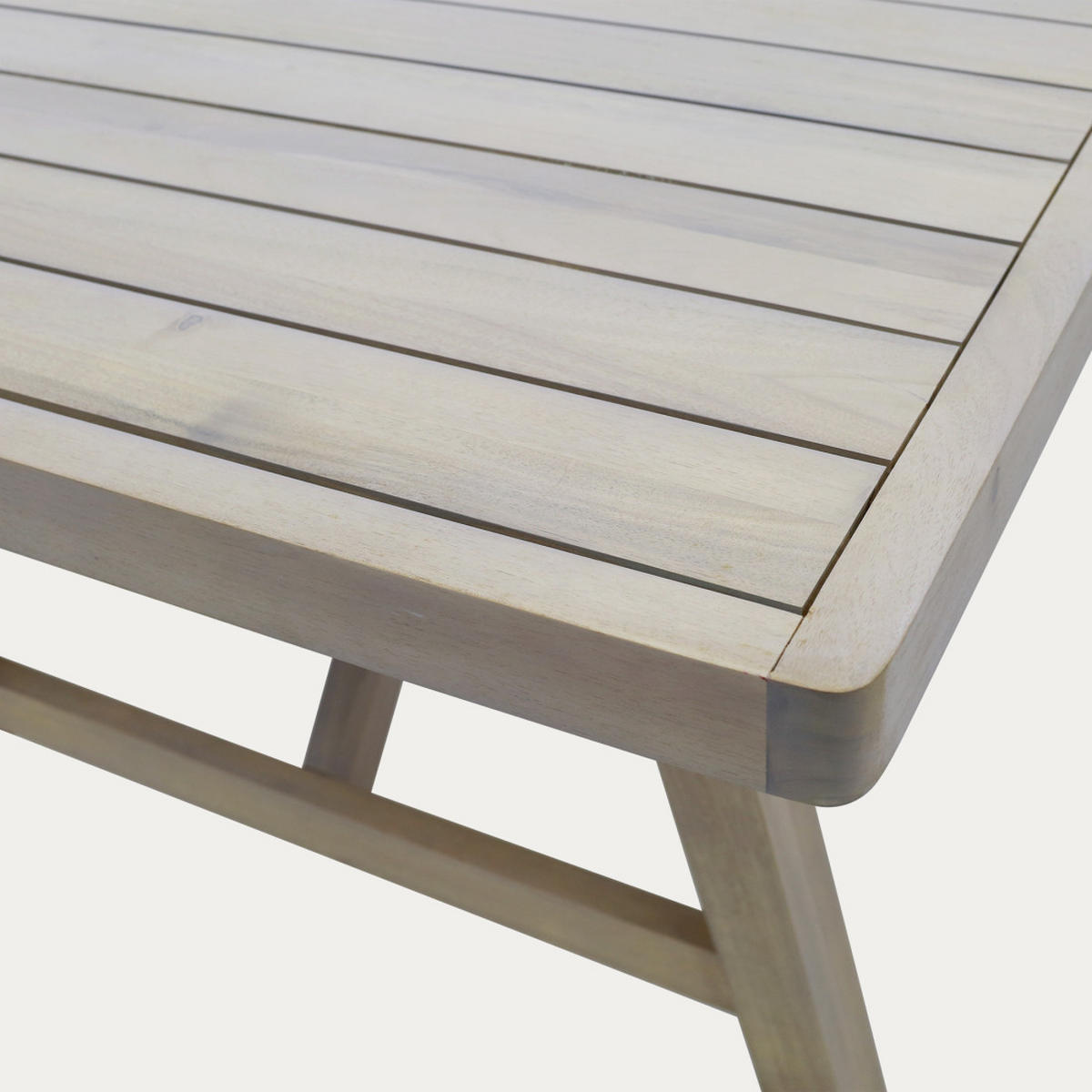 GARTENTISCH Luzon Natur 100 x 220 - Braun, Holz (100/220/75cm) - Kenay Home