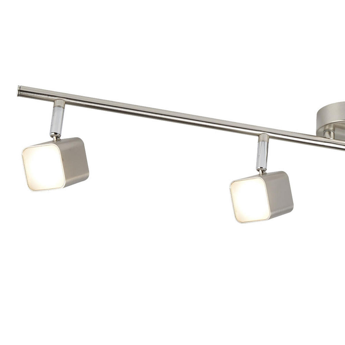 LED DECKENLEUCHTE Metall Silber - Silberfarben, Metall (78.5/9/15cm)