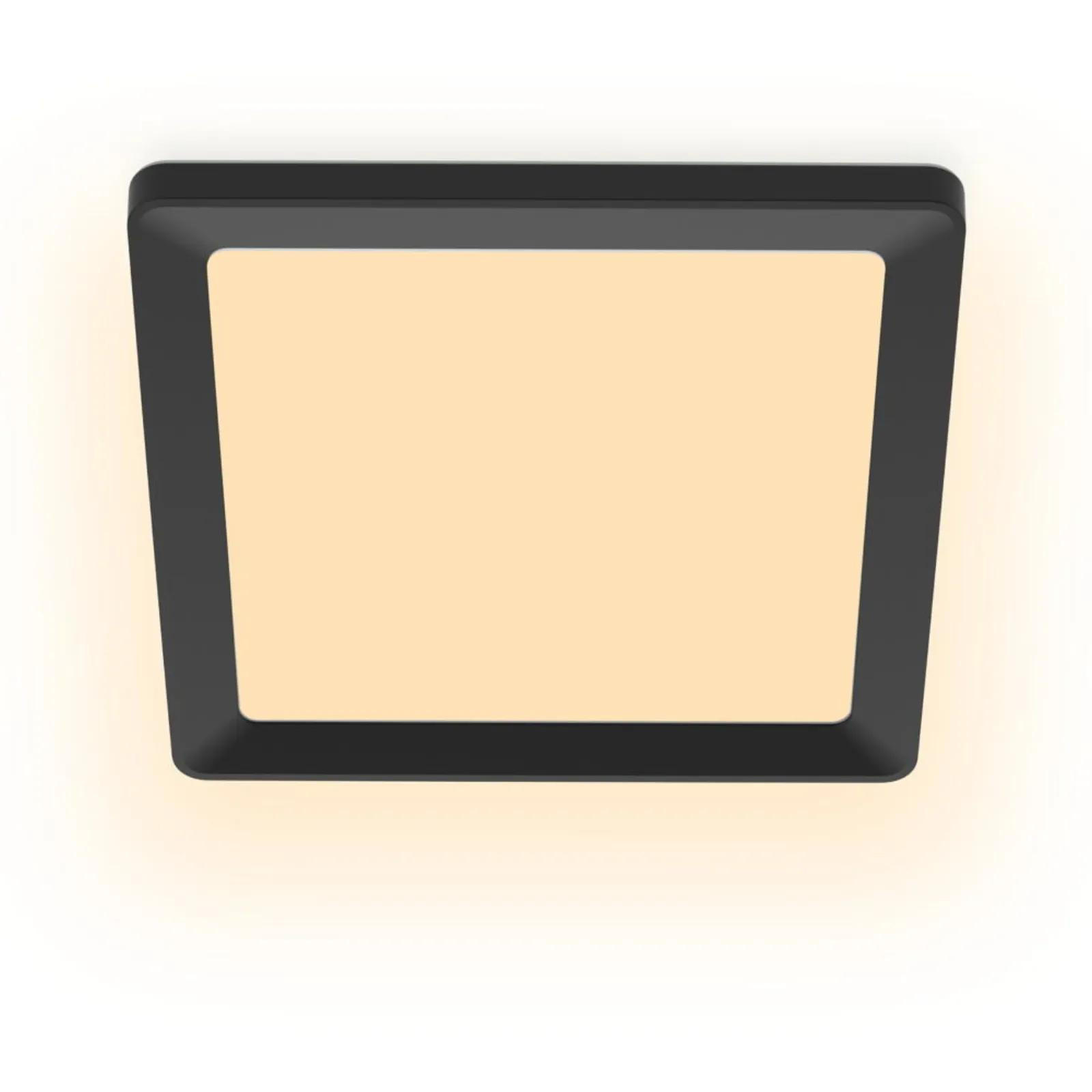 DECKENLEUCHTE SceneSwitch Schwarz - Schwarz, Kunststoff (29.5/29.5/3.7cm) - Philips