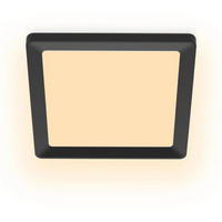 DECKENLEUCHTE SceneSwitch Schwarz - Schwarz, Kunststoff (29.5/29.5/3.7cm) - Philips