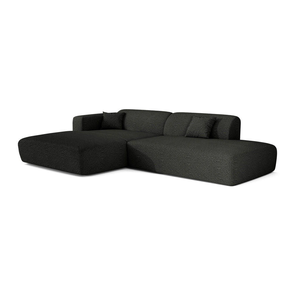 Thumbnail - Sia Home Ecksofa, Anthrazit, Textil, 5-Sitzer, L-Form, 310x96 cm, Wohnzimmer, Sofas & Couches, Wohnlandschaften, Ecksofa...