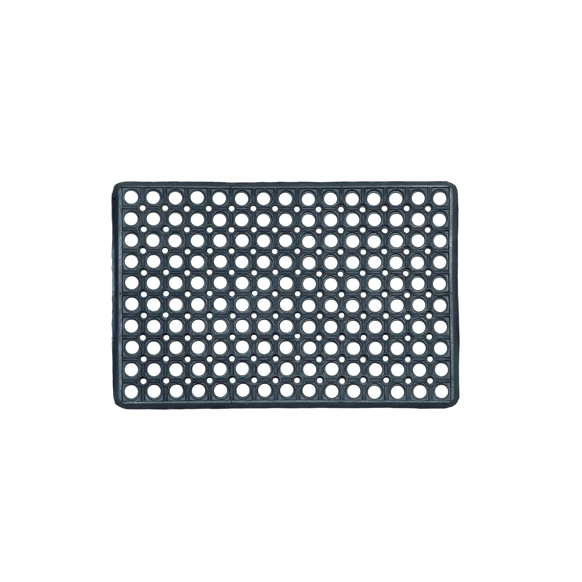 FUSSMATTE OUTDOOR PROFIL - Schwarz, Textil (40/60cm) - Astra
