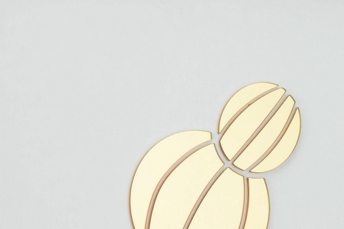 WANDBILD Gold 38/38 cm - Goldfarben/Schwarz, Glas (1.38/38cm) - KUNSTLOFT