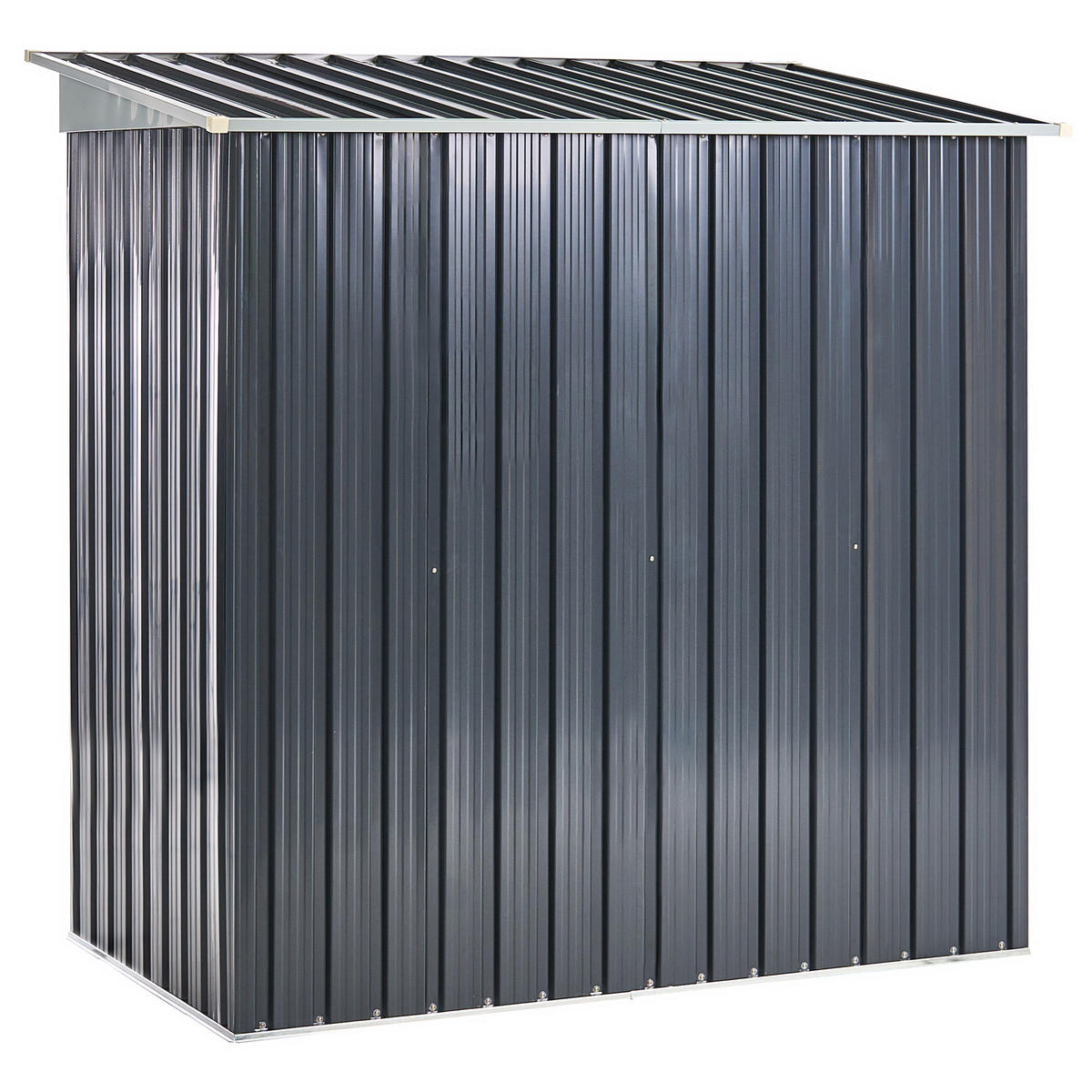 CASĂ PENTRU UNELTE 174 cm 110 cm gri grafit Acilia - alb/grafit, metal (174/174/110cm) - Beliani