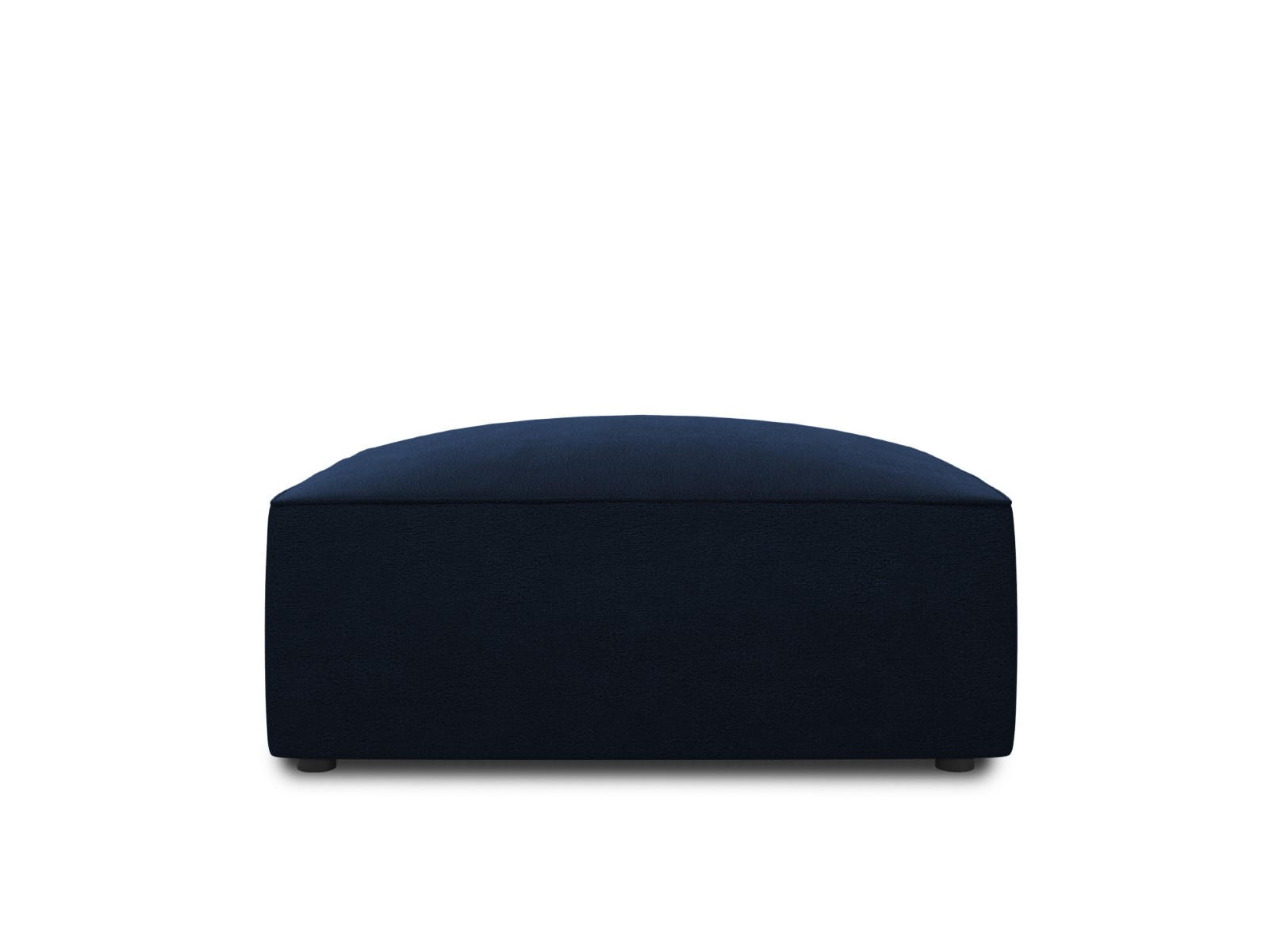 POUF Ruby aus Samt königsblau - Blau, Textil (93/40/93cm) - Micadoni