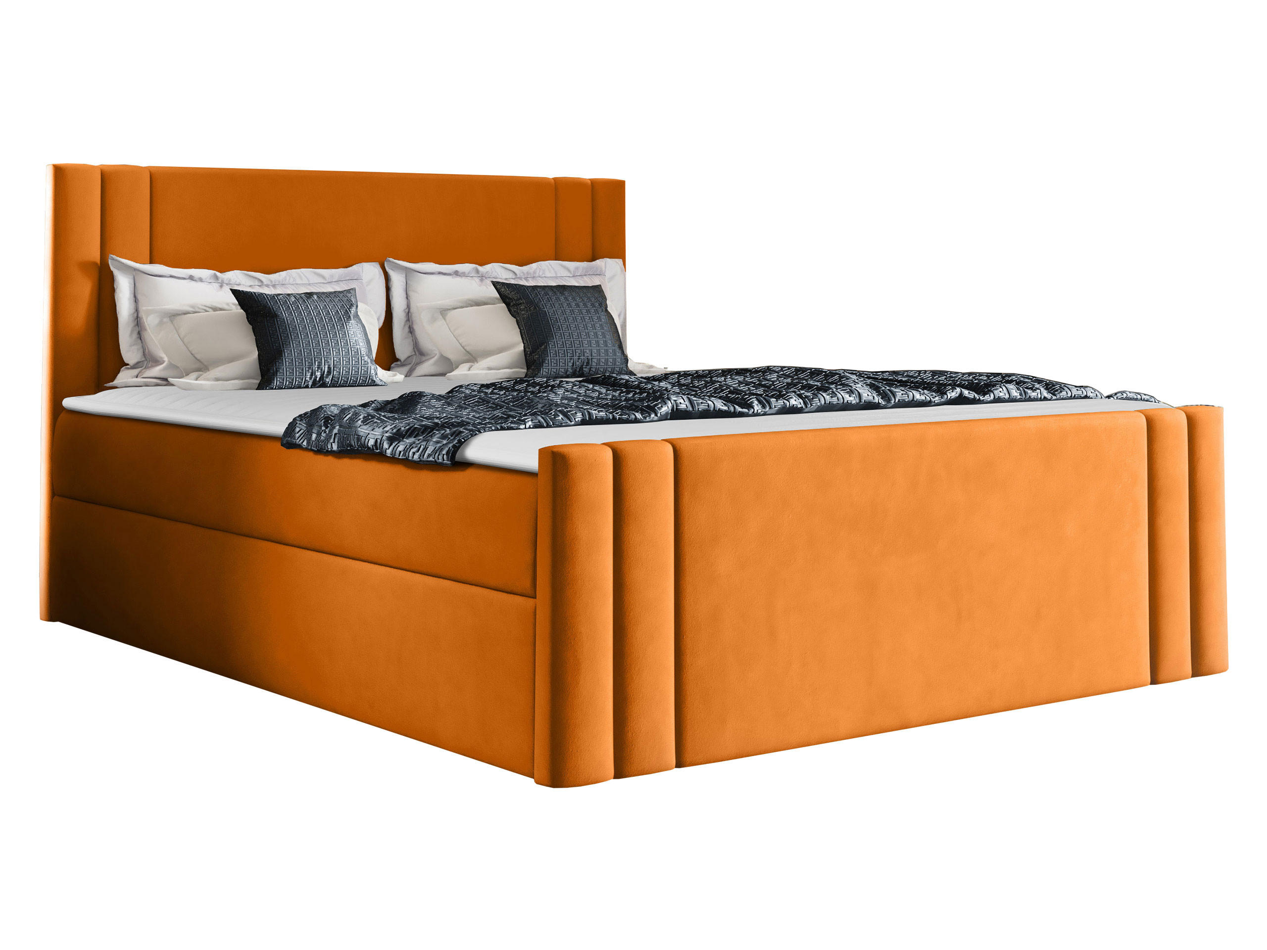 BOXBETT Carmen - Orange, Holz (140/200cm) - MIRJAN24