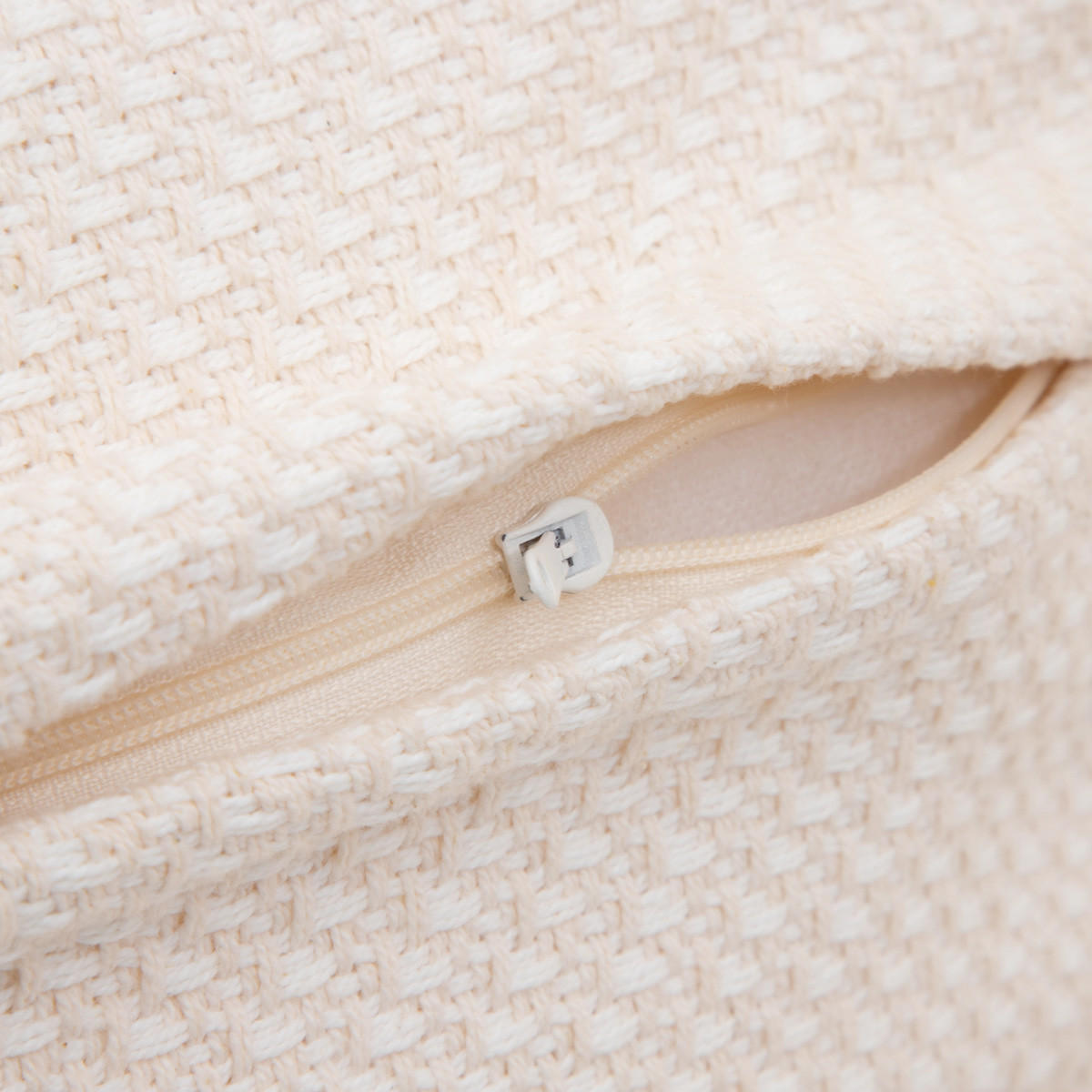 KOPFKISSENBEZUG Morris ecru 45/45 cm - Ecru, Textil (45/45cm) - Homla