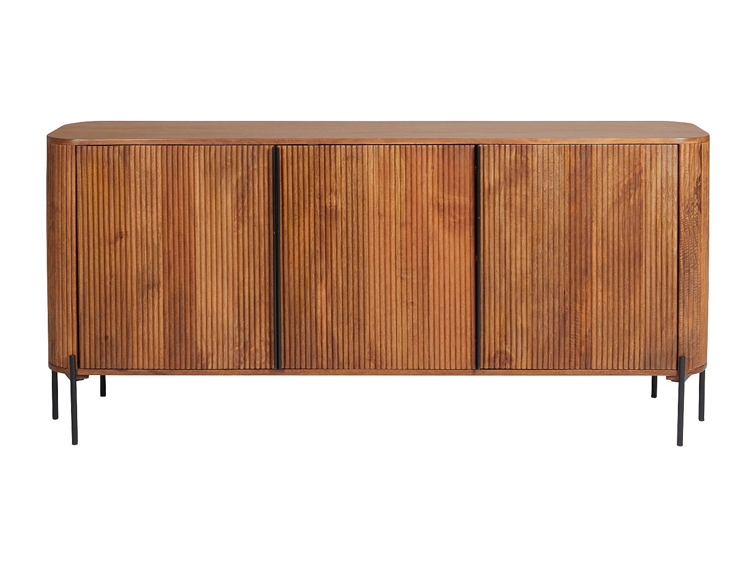 SIDEBOARD - 175.7 cm x 40.1 cm - holz - naturfarben dunkel Balimela - Naturfarben, Holz (175.7/80/40.1cm) - Vente-Unique