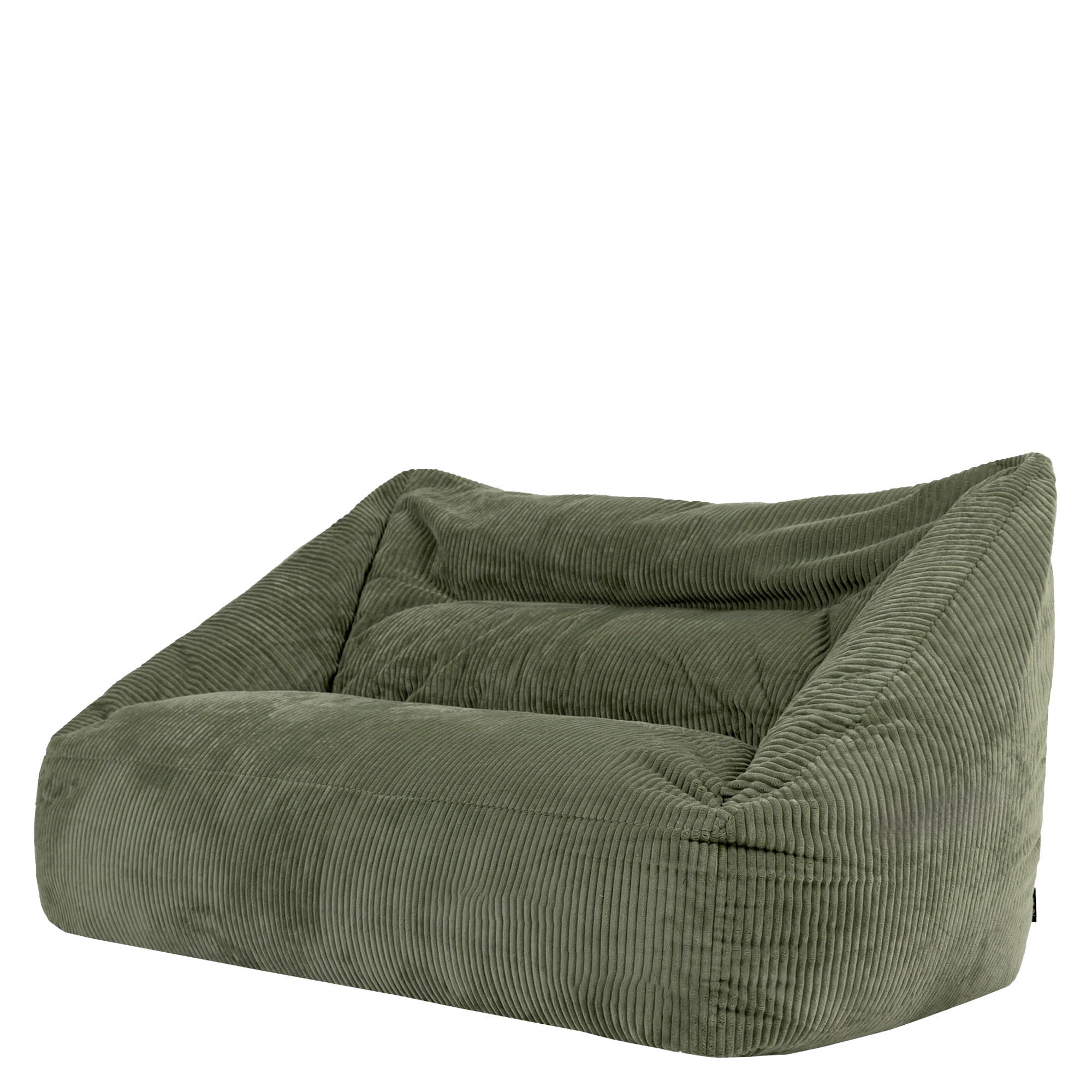 SITZSACK Sofa Cecilia Cord - Salbeigrün, Textil (160/70/93cm) - icon