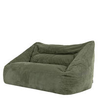SITZSACK Sofa Cecilia Cord - Salbeigrün, Textil (160/70/93cm) - icon