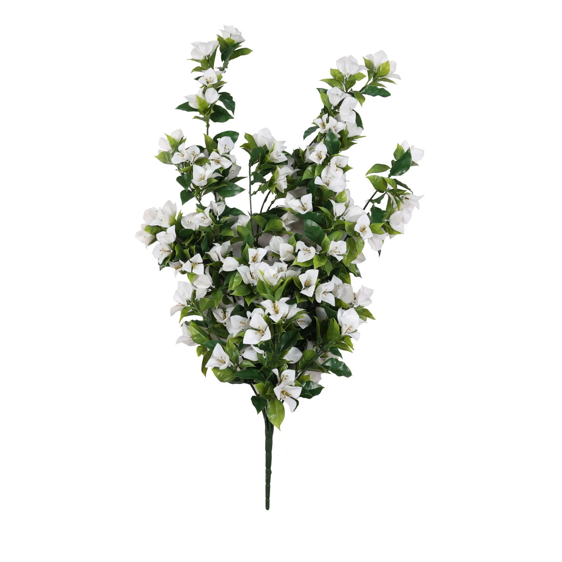 KUNSTPFLANZE Künstliche Hänge-Bougainvillea - Selly 90 cm weiß - Weiß, Kunststoff (90cm) - aplanta