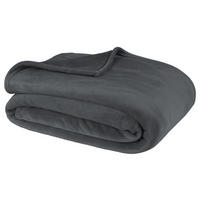 KUSCHELDECKE Flauschig 150x200, Wohndecke Cashmere-Touch, Sofadecke Anthrazit - Anthrazit, Textil (150/200cm) - Carpe Sonno