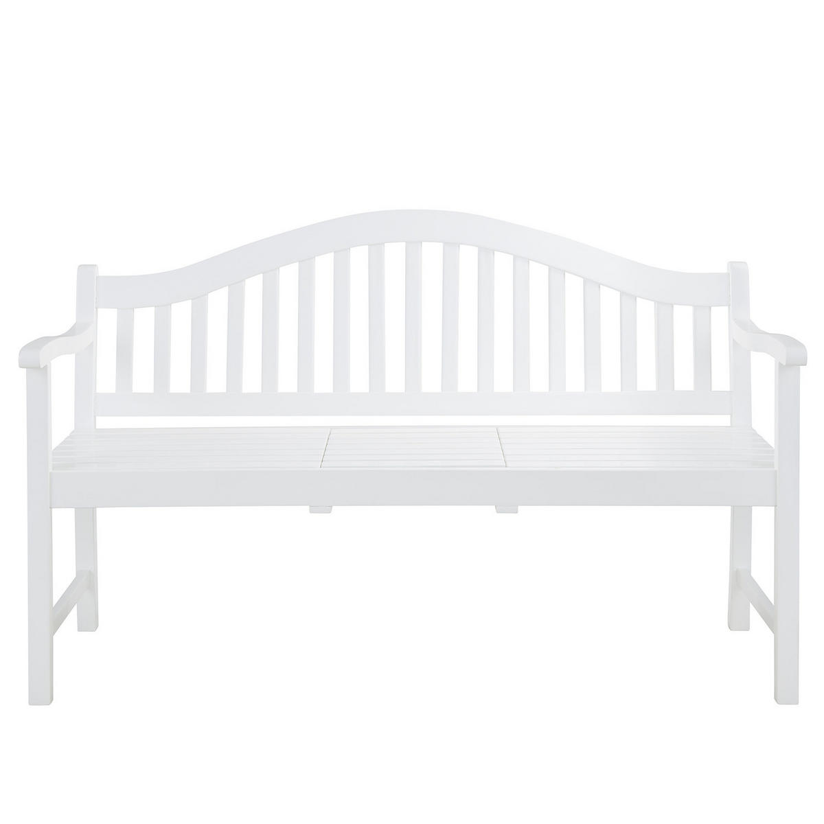 GARTENBANK Banquette - Weiß, Holz (140/90/63cm) - Butlers