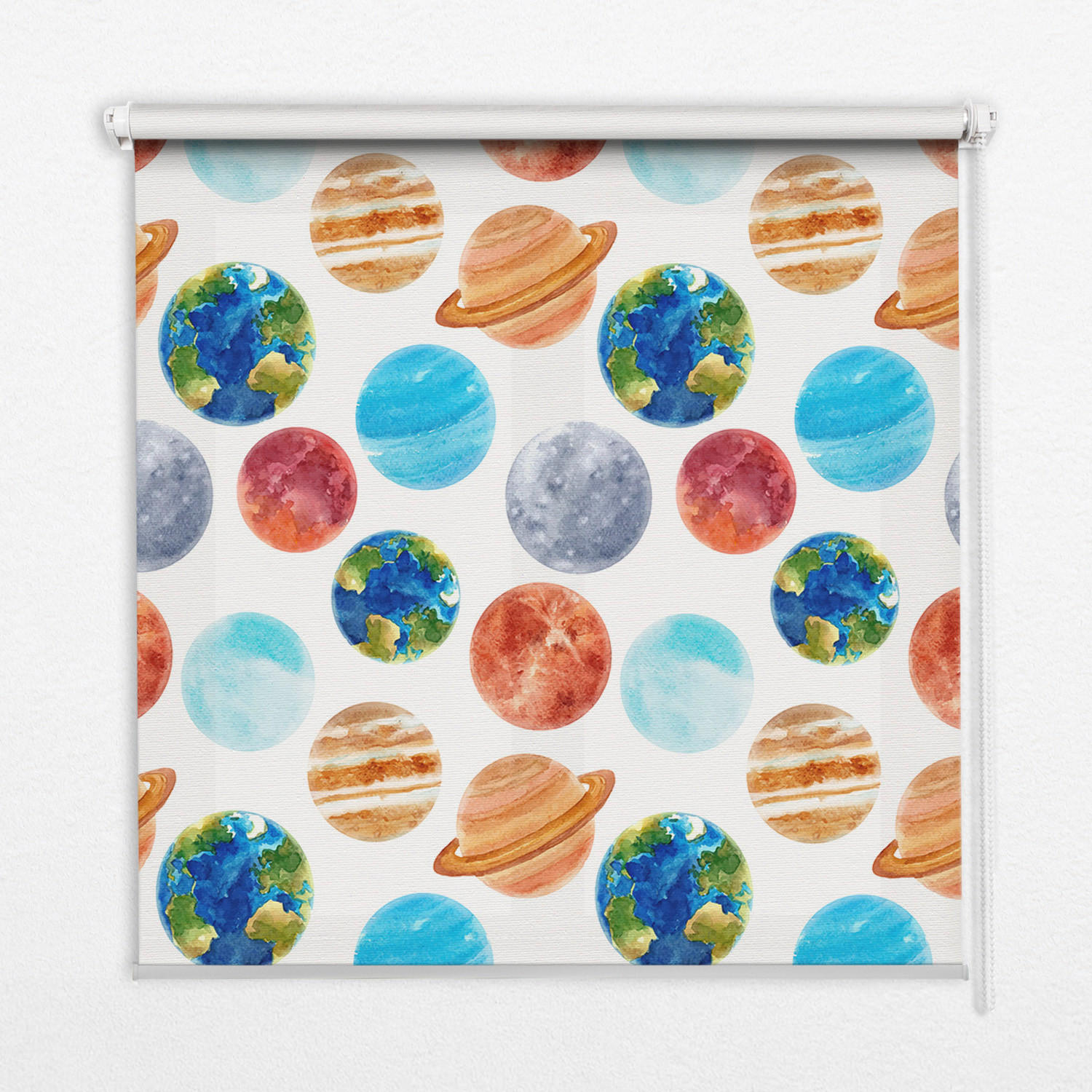 TULUP VNITŘNÍ roleta - okenní roleta - roleta - 100x100 cm - Planety