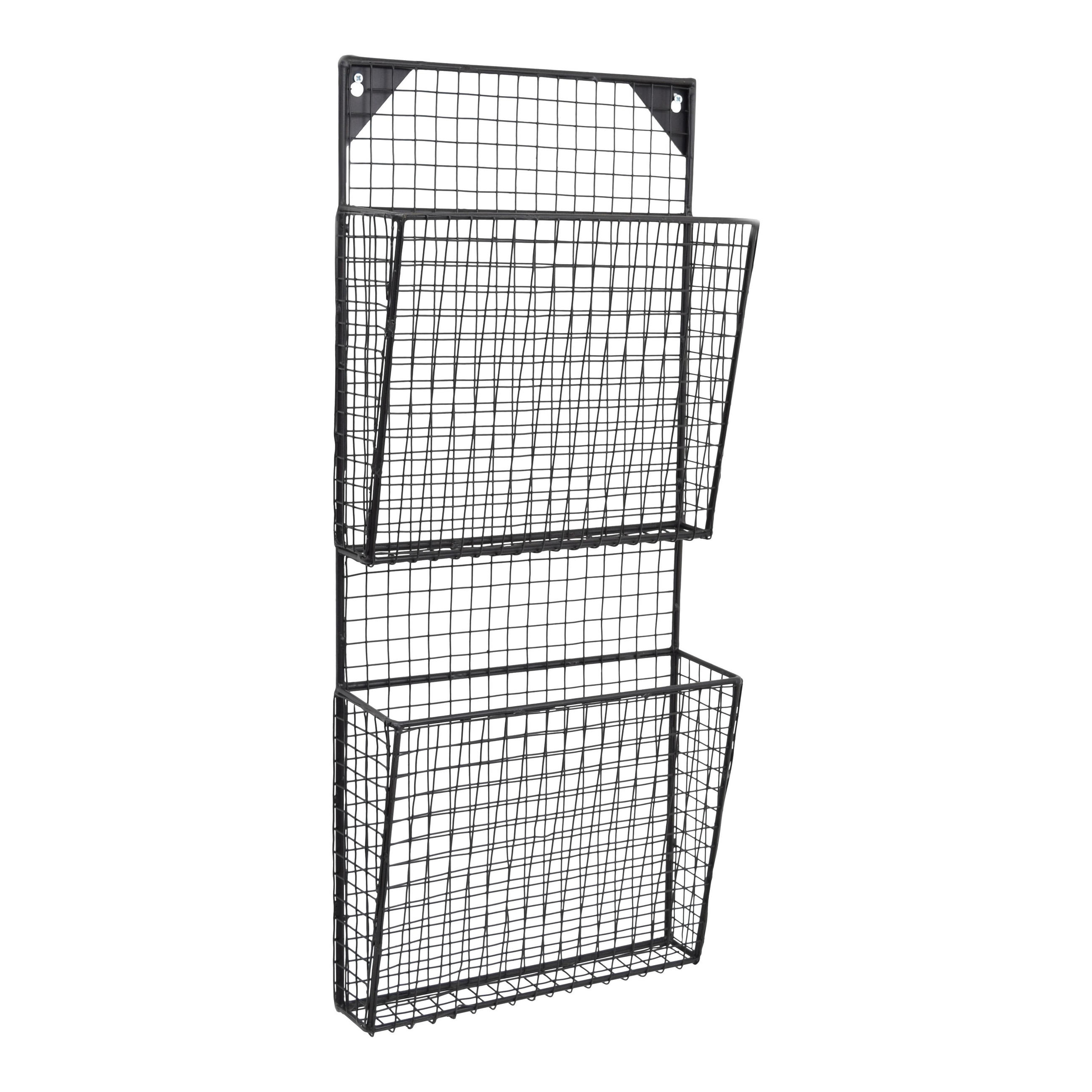 ZEITSCHRIFTENSTÄNDER Wiva Schwarz - Schwarz, Metall (30/70/10cm) - LOFT42