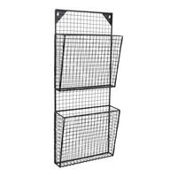 ZEITSCHRIFTENSTÄNDER Wiva Schwarz - Schwarz, Metall (30/70/10cm) - LOFT42