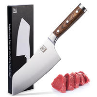 BLOCKMESSER 19 cm - Braun, Metall (32cm) - Zayiko