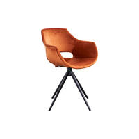 DREHSTUHL ZAJA Braun Velvet - Dunkelbraun/Braun, Textil (57/85/59cm) - KAWOLA