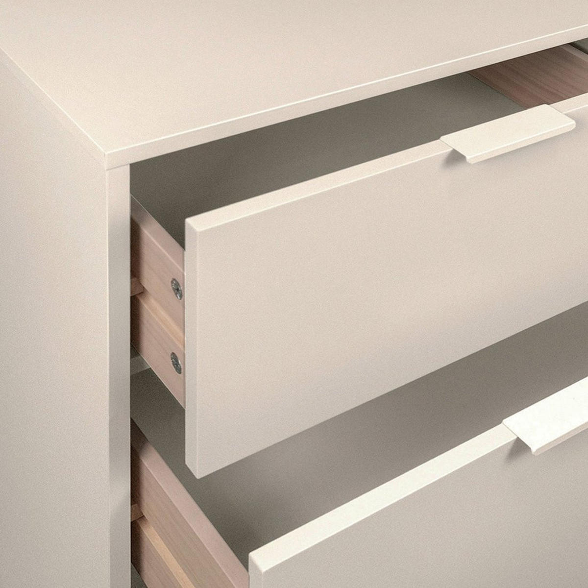 KOMMODE MIT SCHUBLADEN Elian Grau 100 cm x 80 cm - Grau, Holzwerkstoff (100/80/40cm) - Klast Home