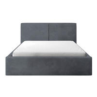 POLSTERBETT Farese Grau Cordbezug 140 cm - Grau, Textil (140/200cm) - Selsey