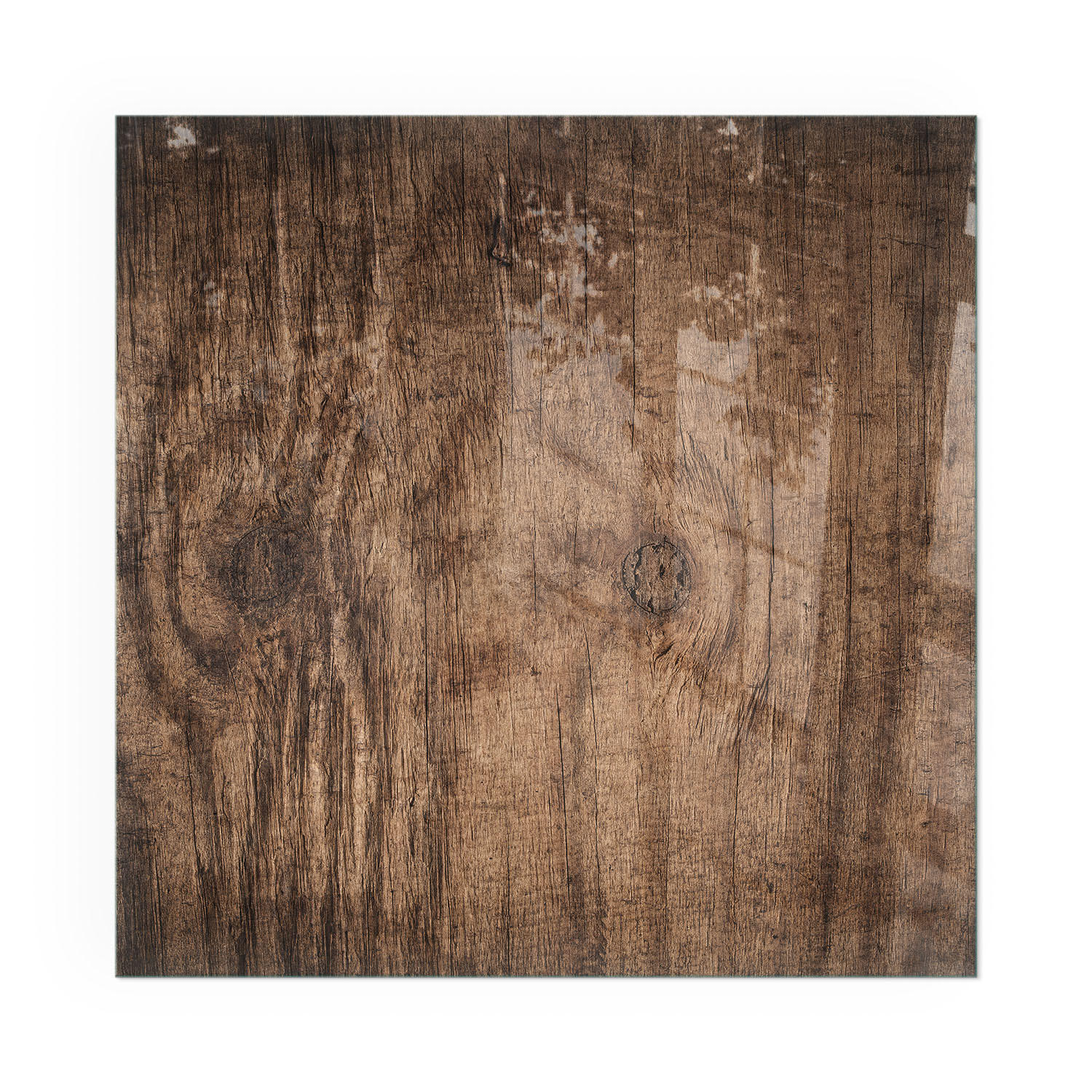 GLASPLATTE für Kamin 50x50 cm - Braun, Glas (50/50/0.4cm) - TULUP