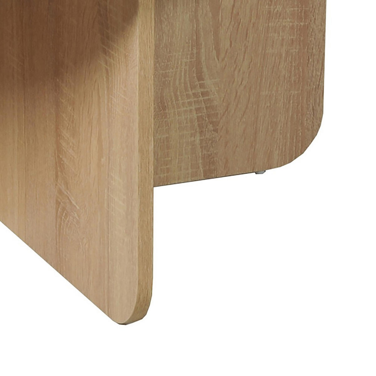 COUCHTISCH DALI /Durchmesser 80x h.37cm / Eiche-gebleichtes Dekor - Sonoma Eiche, Holzwerkstoff (80/80/42cm) - Weber Industries