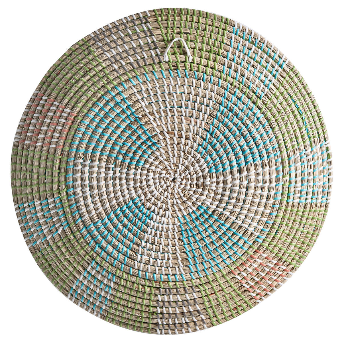 WANDDEKORATION Seegras bunt Sonla - Multicolor, Naturmaterialien (45/45/7cm) - Beliani