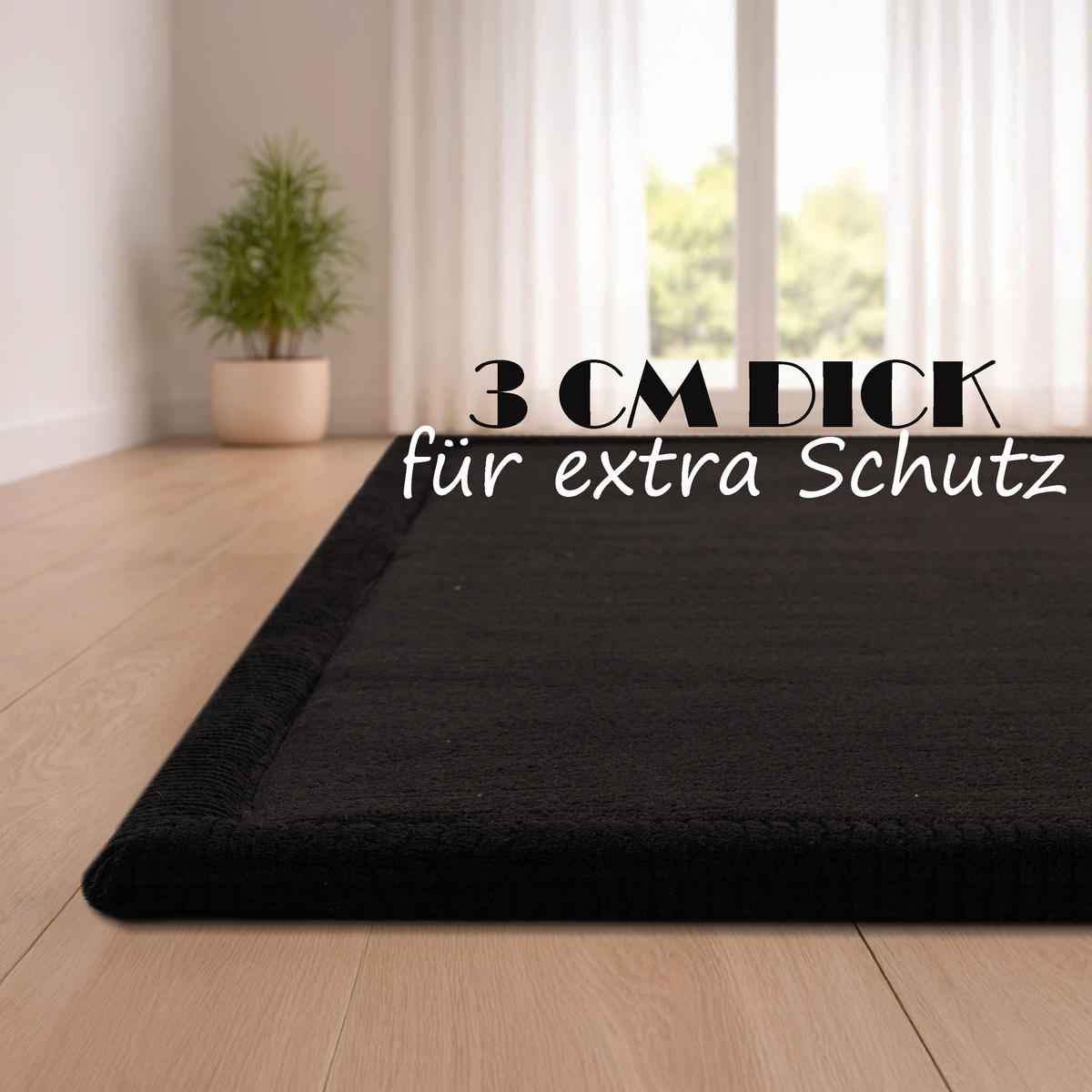 KINDERTEPPICH 200/350 cm Tatami 475 - Schwarz, Textil (200/350cm) - Paco Home