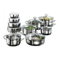 TOPFSET Jasmin aus Edelstahl, Induktion, 20-teilig - Silberfarben, Metall - Karcher
