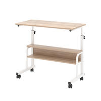 SCHREIBTISCH Bica Weiß 80 x 40 cm - Weiß/Sonoma Eiche, Holzwerkstoff (40/80/90cm) - Vicco