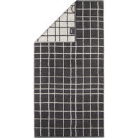 HANDTÜCHER ATELIER ALLOVER 6241 BASALT - 77 - Grau, Textil (50/100cm) - Cawoe