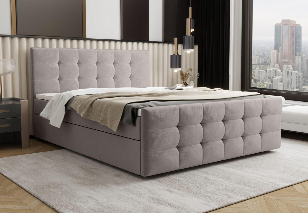 BOXBETT Coria III Creme 180x200 cm - Creme, Textil (180/200cm) - B&B Home
