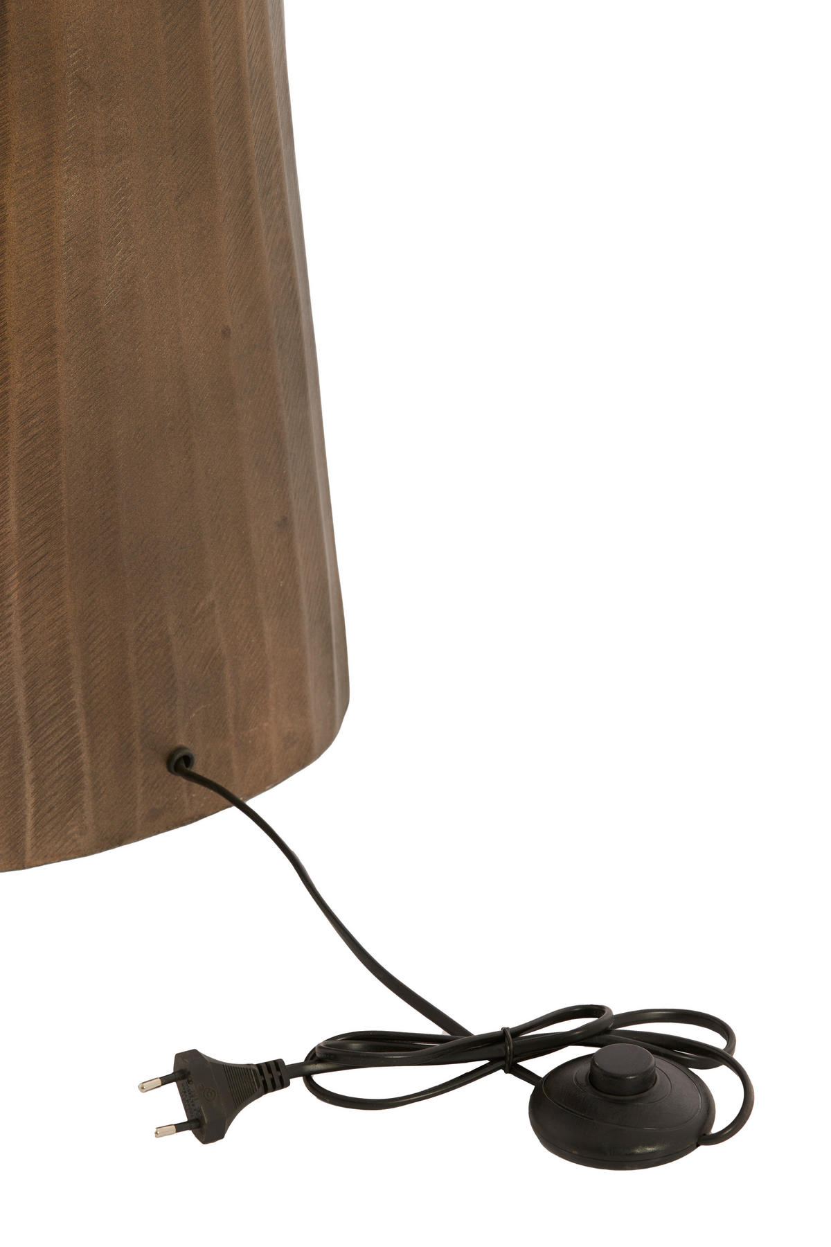 STEHLAMPE Mijas Braun 24/12/119 cm - Braun, Metall (24/12/119cm) - Light & Living