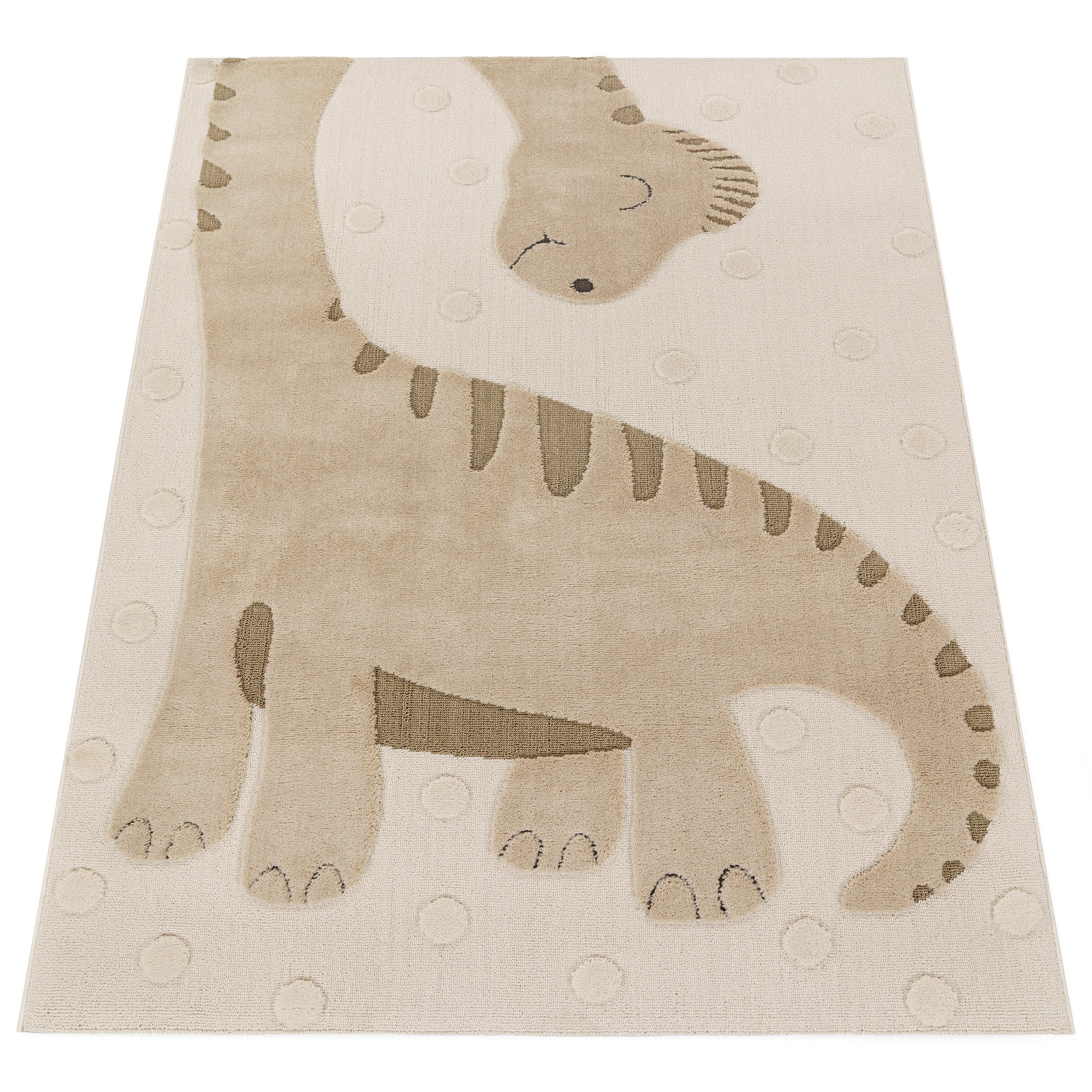 Paco Home Kinderteppich Beige 160x220 cm