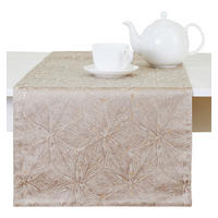 TISCHLÄUFER Redena - Sandfarben, Textil (180/40/1cm) - home&you