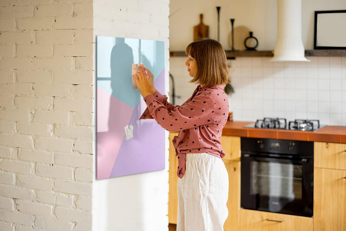 MAGNETTAFEL 120x60 Pastellmuster - Multicolor, Glas (120/60/0.4cm) - TULUP