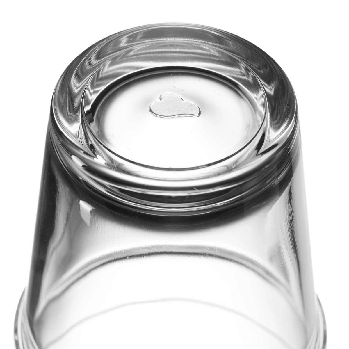 BECHER Solo transparent 410 ml 6er Set - Transparent, Glas (0.41L) - Leonardo Living