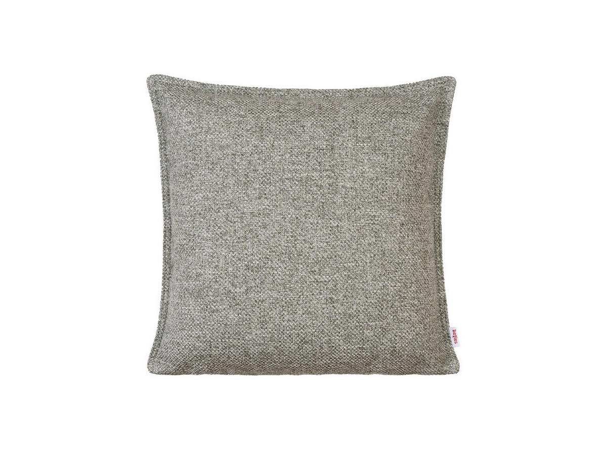 KISSENHÜLLE Bouclé steel-grau 40/40 cm - Grau, Textil (40/40cm) - beties Heimtextil