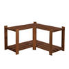 ECKREGAL PINEPEAK 50x85x38cm 2 Fachboden 1,2cm dickes Kiefernholz Braun - Braun, Holz (85/50/38cm) - PROREGAL