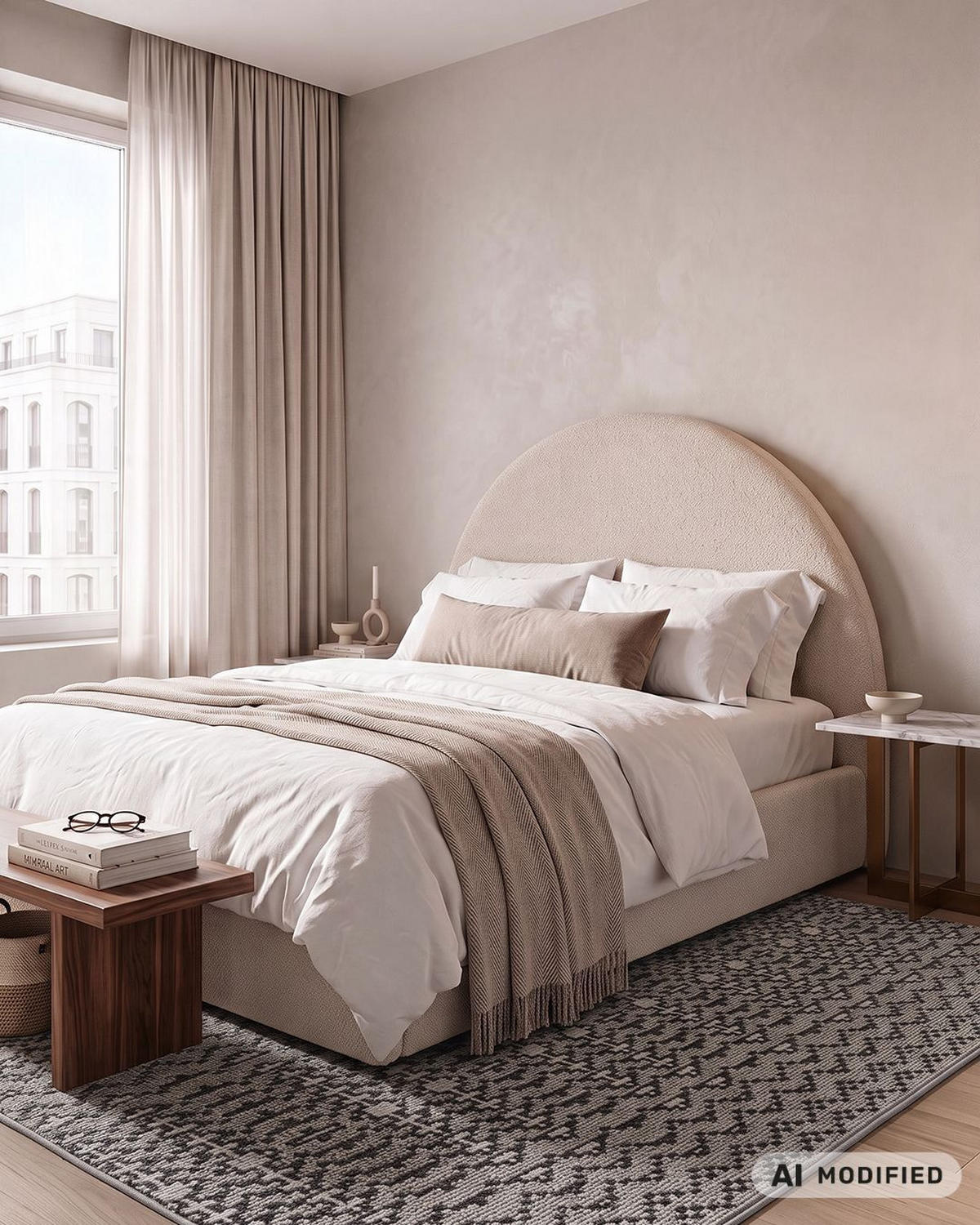 TEPPICH Lora Gray Mazovia 300x400cm Grau Gepunktet Kurzflor - Grau, Textil (300/400cm) - Mazovia