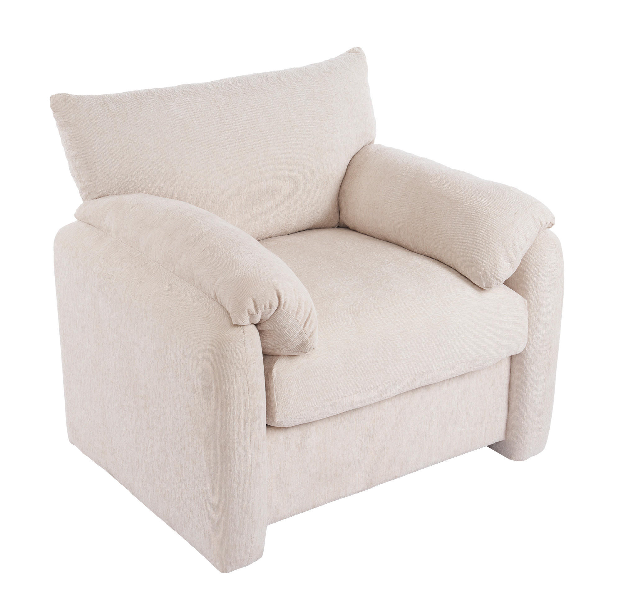 Okmyhome Sessel Beige 82x84x96 cm