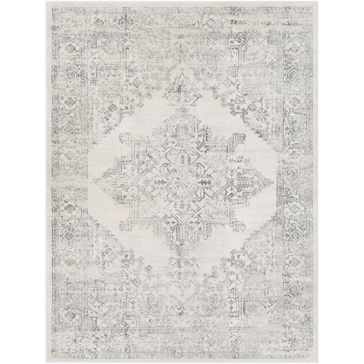 VINTAGE-TEPPICH 120x170 cm Grau - Grau, Naturmaterialien/Textil (120/170cm) - LIVABLISS