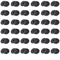 BEFESTIGUNGSKNÖPFE für Fliegengitter 36-teiliges Set Schwarz - Schwarz, Kunststoff (5/1/5cm)