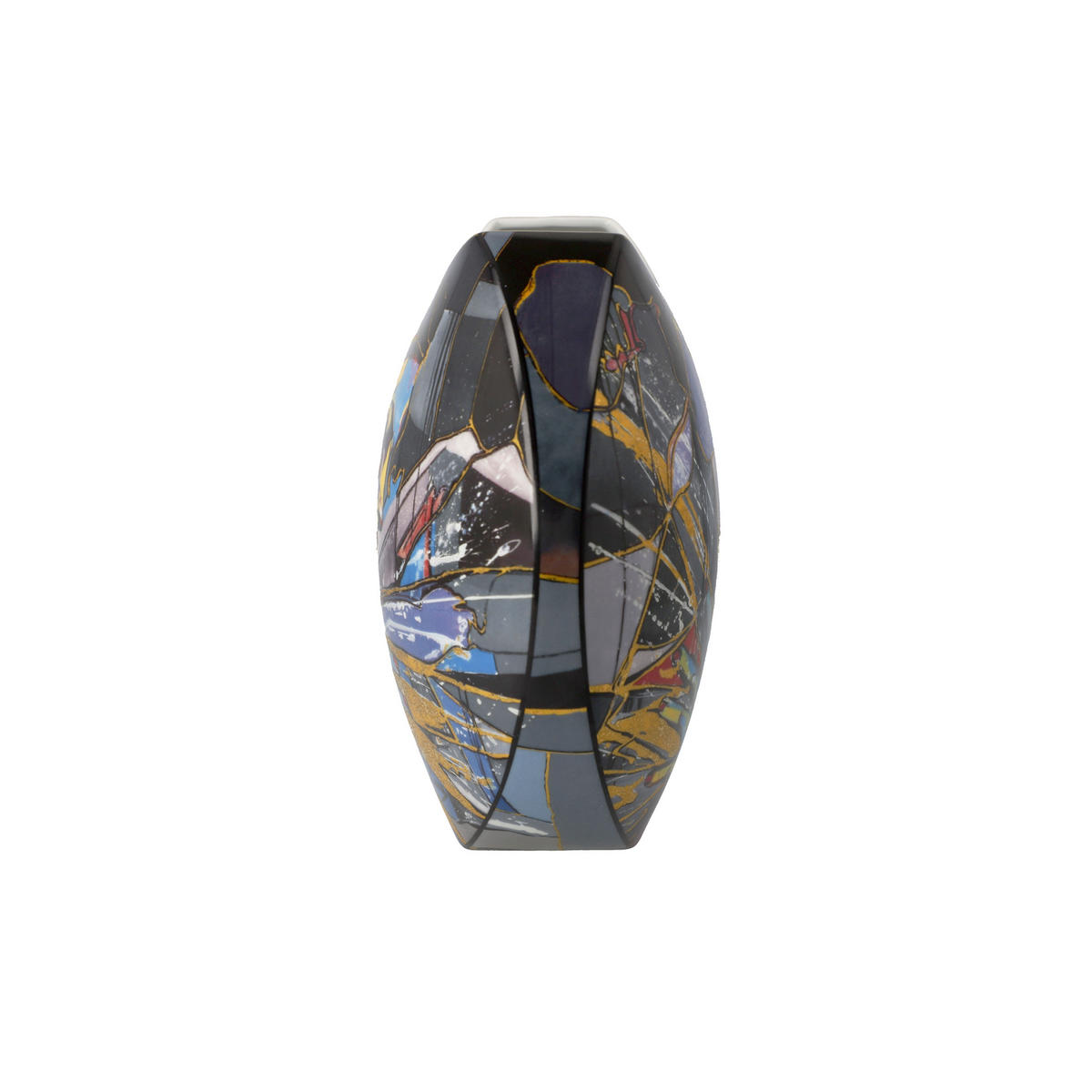 VASE Lana Frey - Fire in the Belly, Porzellan, Bunt, 21 cm - Multicolor, Keramik (21cm) - Goebel