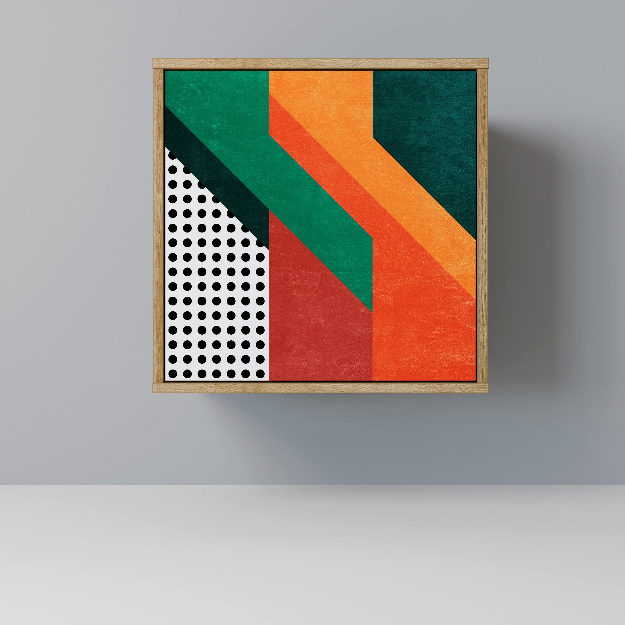 SpaceRebels Sideboard Eiche 57.5x57.5x42 cm