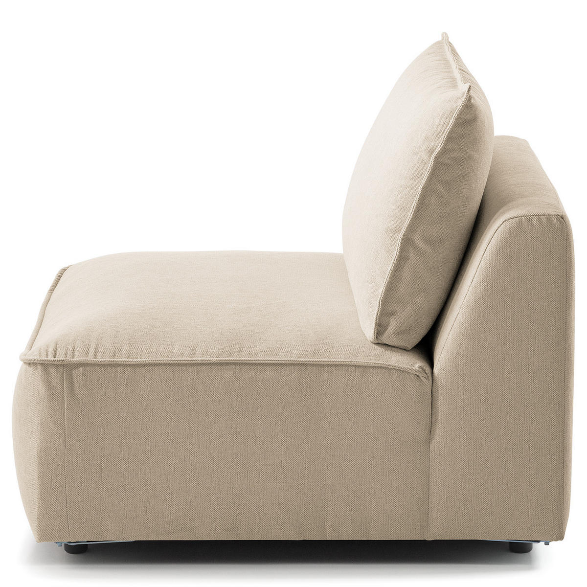 MODULSESSEL - Beige, Holz/Textil (80/82/99cm) - home24