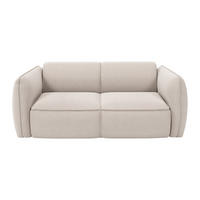 SOFA - 3 Personen - stoff - beige Camilio - Beige, Kunststoff/Textil (230/74/90cm) - Vente-Unique