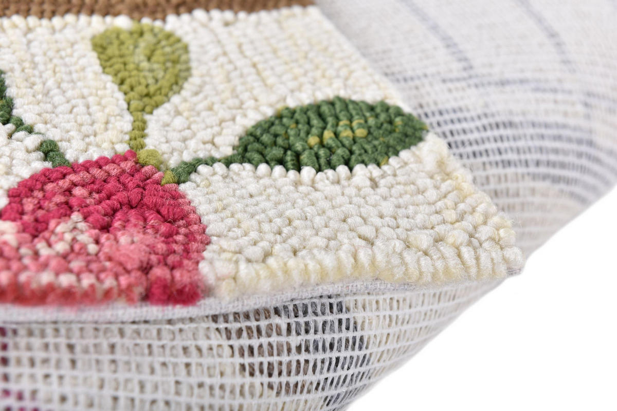 OUTDOORTEPPICH Rosetta 180x180 cm - Weiß, Textil (180/180cm) - Gino Falcone